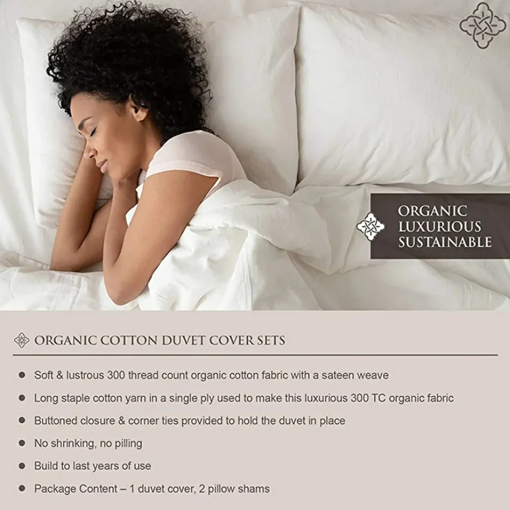 ⭐🆕 Blush pink GOT certified organic Duvet cover set